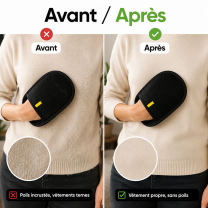 Gant Attrape Poils Chien & Chat