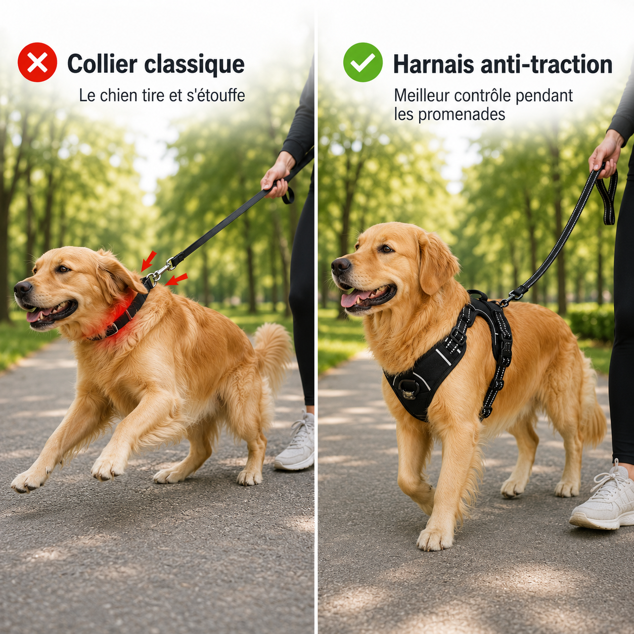 Harnais Anti-traction Chien