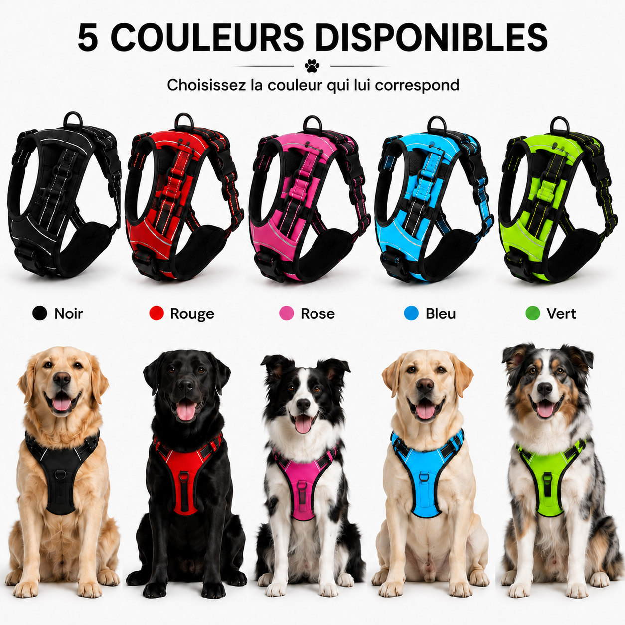 Harnais Anti-traction Chien